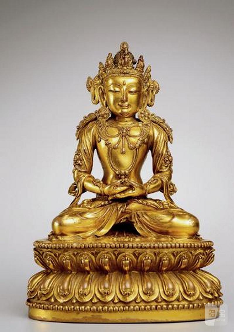 明永乐（1403-1424年）无量寿佛像 - 图5